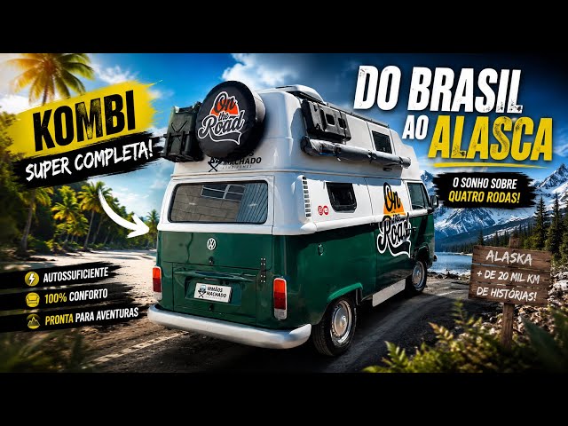 Vem conhecer esta linda kombi super completa!! do pessoal da on the road