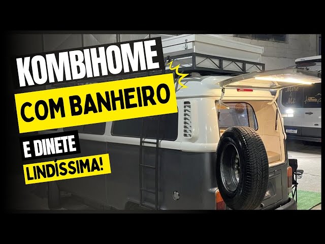 Suisso Motorhome apresenta um projeto personalizado de uma Kombi 2009, detalhando a estrutura interna e externa.