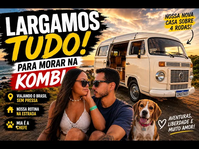 Vida na Estrada: Viajando de kombihome em São Domingos